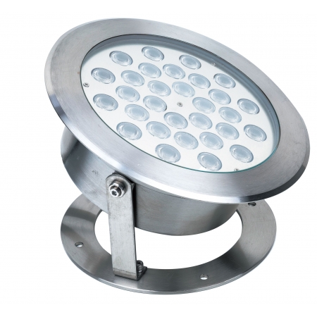 Reflektor podwodny LED  PXYH250G 36 / 45 / 54 / 72 / 108 Watt, dowolny kolor + RGB  IP68 stal nierdz.